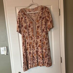 Floral V-Neck Dress
